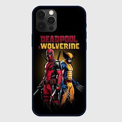 Чехол для iPhone 12 Pro Deadpool & Wolverine - film, цвет: 3D-черный