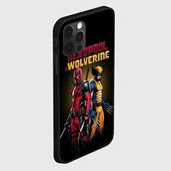 Чехол для iPhone 12 Pro Deadpool & Wolverine - film, цвет: 3D-черный — фото 2