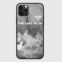 Чехол iPhone 12 Pro The Last Of Us - grey gradient посередине