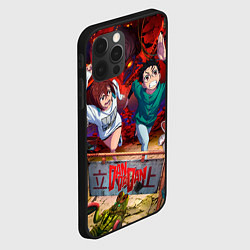 Чехол для iPhone 12 Pro Dandadan: Кэн и Момо, цвет: 3D-черный — фото 2