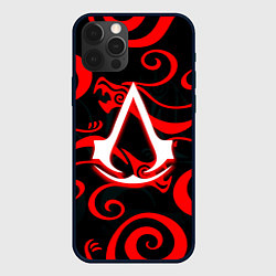 Чехол для iPhone 12 Pro Assassins Creed Shadows, цвет: 3D-черный