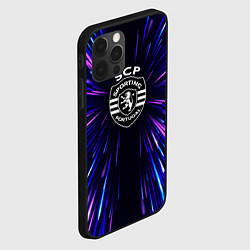 Чехол для iPhone 12 Pro Sporting neon energy, цвет: 3D-черный — фото 2