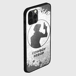 Чехол для iPhone 12 Pro Cowboy Bebop - white gradient, цвет: 3D-черный — фото 2