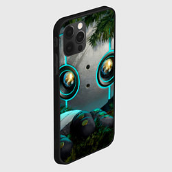 Чехол для iPhone 12 Pro Дикий робот в кустах, цвет: 3D-черный — фото 2