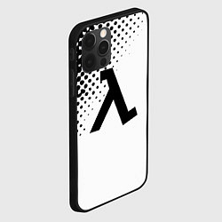 Чехол для iPhone 12 Pro Half-life pattern black, цвет: 3D-черный — фото 2