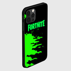 Чехол для iPhone 12 Pro Fortnite краски звезды, цвет: 3D-черный — фото 2