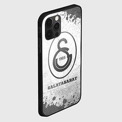Чехол для iPhone 12 Pro Galatasaray - white gradient, цвет: 3D-черный — фото 2