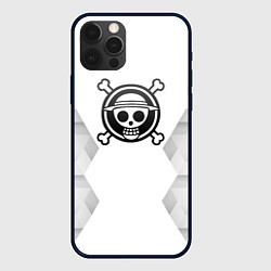 Чехол для iPhone 12 Pro One Piece white poly, цвет: 3D-черный