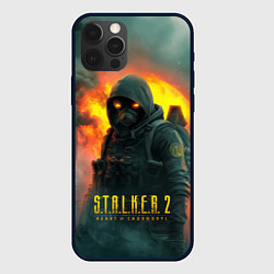 Чехол для iPhone 12 Pro Stalker 2 боец, цвет: 3D-черный