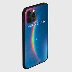 Чехол для iPhone 12 Pro Moon music Coldplay, цвет: 3D-черный — фото 2