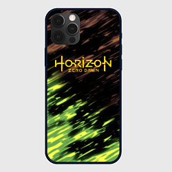 Чехол для iPhone 12 Pro Horizon: Zero Dawn краски, цвет: 3D-черный