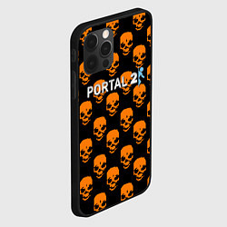 Чехол для iPhone 12 Pro Portal skull pattern, цвет: 3D-черный — фото 2