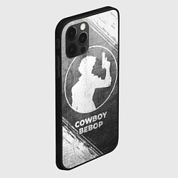 Чехол для iPhone 12 Pro Cowboy Bebop - grey gradient, цвет: 3D-черный — фото 2