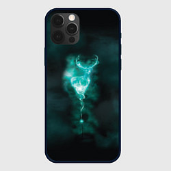 Чехол для iPhone 12 Pro  Patronus deer, цвет: 3D-черный