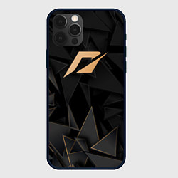 Чехол для iPhone 12 Pro Need for Speed golden poly, цвет: 3D-черный