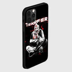 Чехол для iPhone 12 Pro Terrifier clown Art, цвет: 3D-черный — фото 2