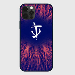Чехол для iPhone 12 Pro Doom red energy, цвет: 3D-черный