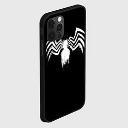 Чехол для iPhone 12 Pro Venom - logo, цвет: 3D-черный — фото 2