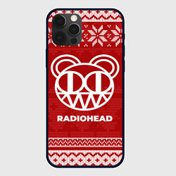 Чехол для iPhone 12 Pro Новогодний Radiohead, цвет: 3D-черный