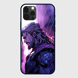 Чехол для iPhone 12 Pro Thor - Neon rain, цвет: 3D-черный