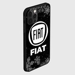 Чехол для iPhone 12 Pro Снежный Fiat, цвет: 3D-черный — фото 2