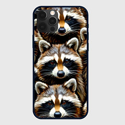 Чехол для iPhone 12 Pro Енотики, цвет: 3D-черный