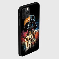 Чехол для iPhone 12 Pro Звездные войны, цвет: 3D-черный — фото 2