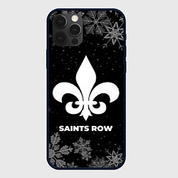 Чехол для iPhone 12 Pro Снежный Saints Row, цвет: 3D-черный