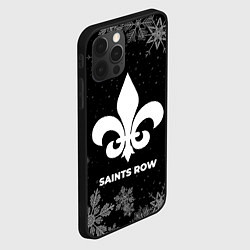 Чехол для iPhone 12 Pro Снежный Saints Row, цвет: 3D-черный — фото 2