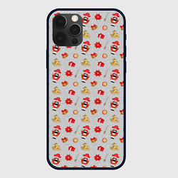 Чехол для iPhone 12 Pro Щелкунчик и игрушки, цвет: 3D-черный