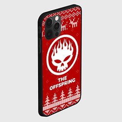 Чехол для iPhone 12 Pro Новогодний The Offspring с оленями, цвет: 3D-черный — фото 2