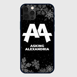 Чехол для iPhone 12 Pro Снежный Asking Alexandria, цвет: 3D-черный