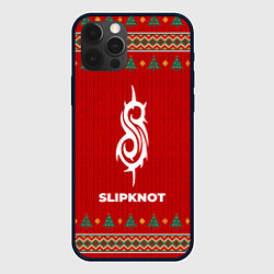 Чехол для iPhone 12 Pro Slipknot new year, цвет: 3D-черный