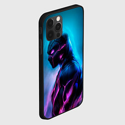 Чехол для iPhone 12 Pro Black Panther, цвет: 3D-черный — фото 2