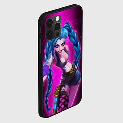 Чехол для iPhone 12 Pro Jinx Arcane League of Legends game, цвет: 3D-черный — фото 2