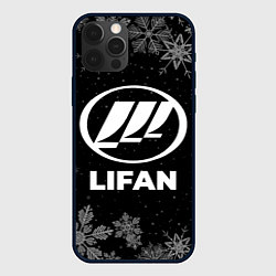 Чехол для iPhone 12 Pro Снежный Lifan, цвет: 3D-черный