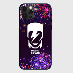 Чехол для iPhone 12 Pro Праздничный David Bowie, цвет: 3D-черный