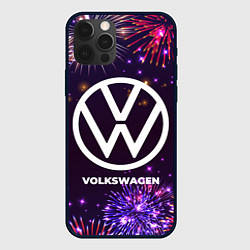 Чехол для iPhone 12 Pro Праздничный Volkswagen, цвет: 3D-черный