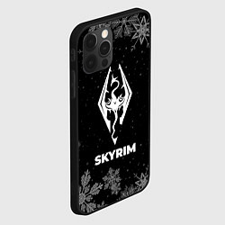 Чехол для iPhone 12 Pro Снежный Skyrim, цвет: 3D-черный — фото 2