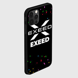 Чехол для iPhone 12 Pro Exeed конфети, цвет: 3D-черный — фото 2