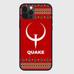 Чехол для iPhone 12 Pro Quake new year, цвет: 3D-черный