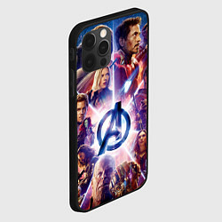 Чехол для iPhone 12 Pro Танос и мстители, цвет: 3D-черный — фото 2
