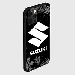 Чехол для iPhone 12 Pro Снежный Suzuki, цвет: 3D-черный — фото 2