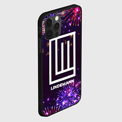 Чехол для iPhone 12 Pro Праздничный Lindemann, цвет: 3D-черный — фото 2