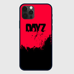 Чехол для iPhone 12 Pro Dayz черные краски, цвет: 3D-черный