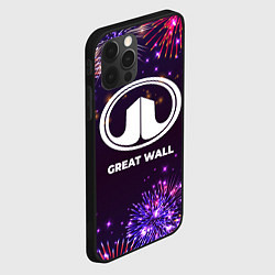 Чехол для iPhone 12 Pro Праздничный Great Wall, цвет: 3D-черный — фото 2