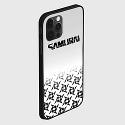 Чехол для iPhone 12 Pro Samurai logo japan, цвет: 3D-черный — фото 2