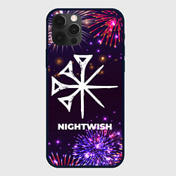 Чехол для iPhone 12 Pro Праздничный Nightwish, цвет: 3D-черный
