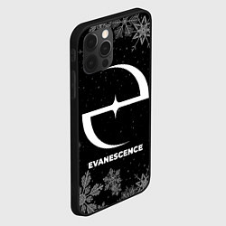 Чехол для iPhone 12 Pro Снежный Evanescence, цвет: 3D-черный — фото 2