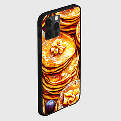 Чехол для iPhone 12 Pro Блинчики, цвет: 3D-черный — фото 2